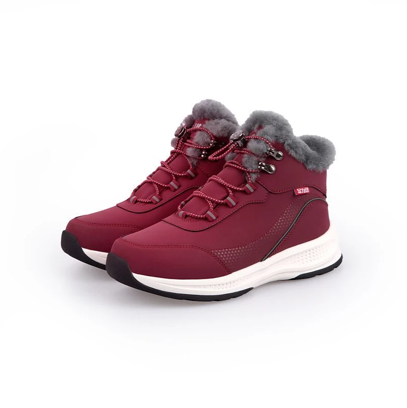 新款足力健美利奴绵羊毛鞋