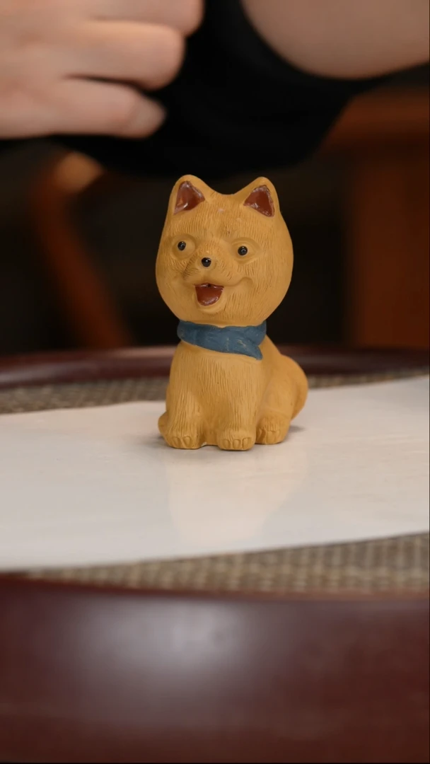 【闪购商品】紫砂茶壶段泥拉毛小狗