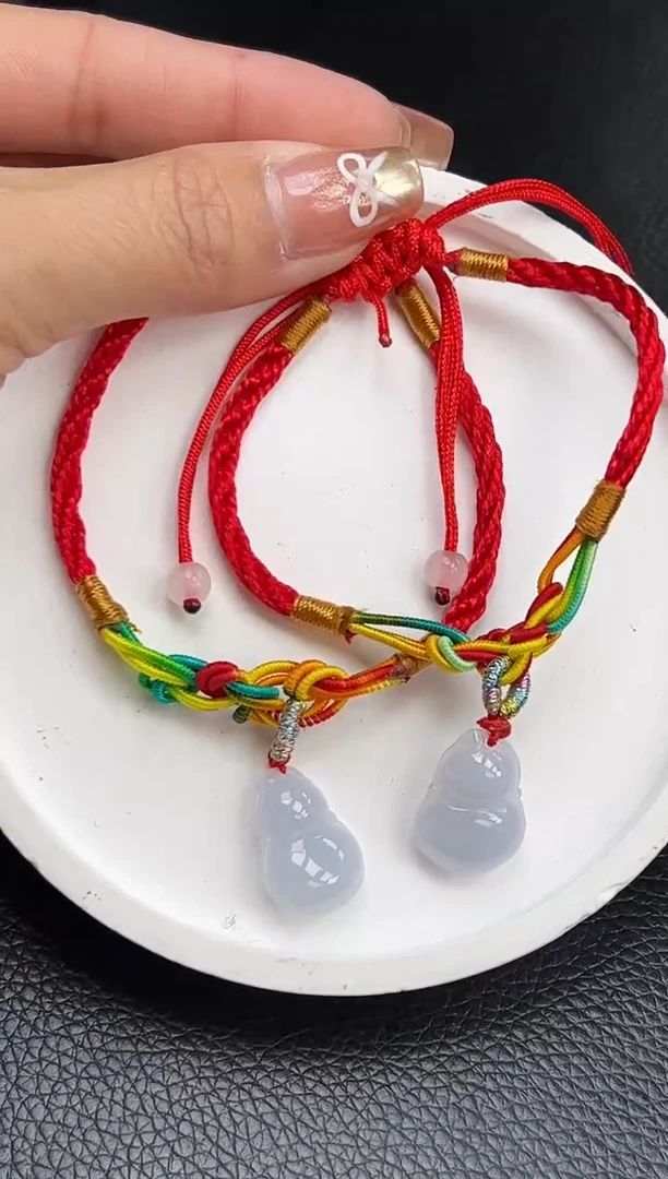 【闪购商品】翡翠手绳未镶嵌YM1131-5 葫芦手绳多样性发一