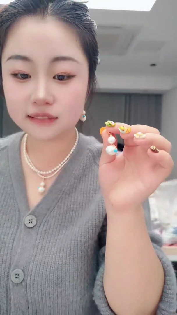 颈饰合金淡水珍珠0501珍珠葫芦