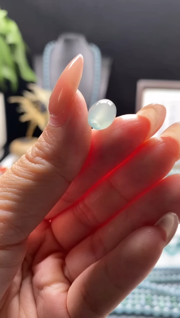 未镶嵌手链翡翠散珠卡8MM老型珠