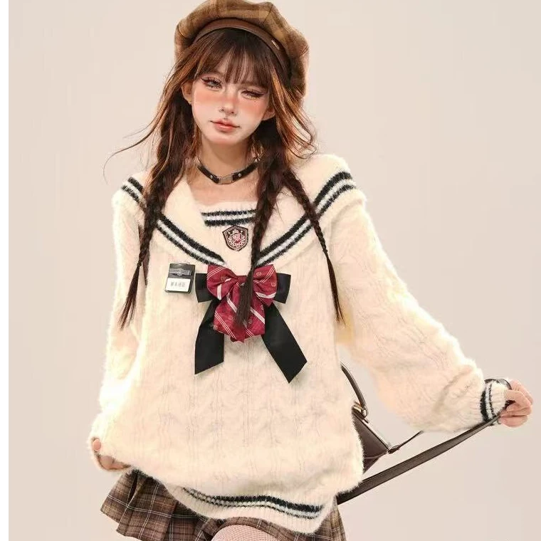 宽松带帽拉链毛衣女款2024款网红款毛针织衫女韩版慵懒风小个子