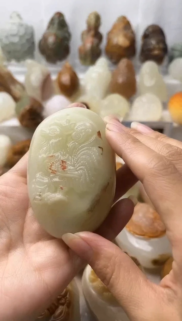 石材方解石棉纹正常不退换鸡