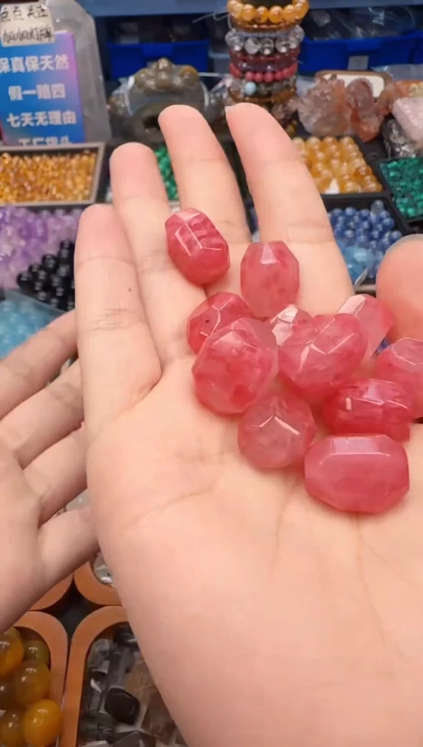 蔷薇辉石未镶嵌吊坠(不含链)19a多样性发其一/12.10/1个