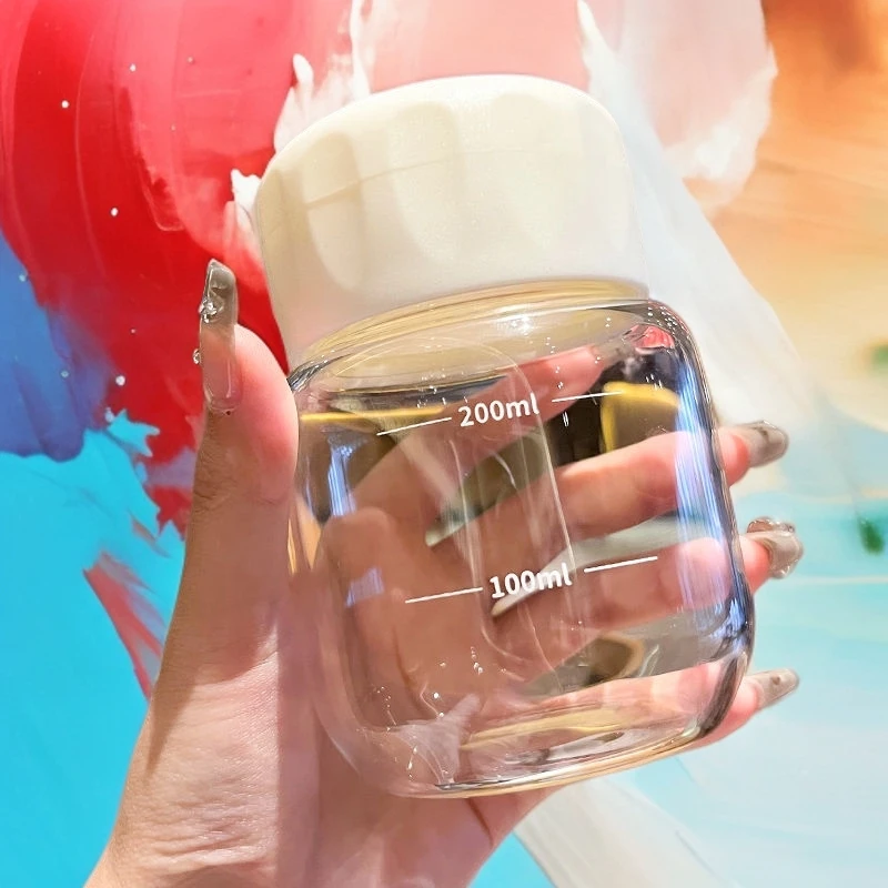 【福利】水杯迷你耐热女士杯奶茶杯便携式可爱新款玻璃豆浆杯杯子