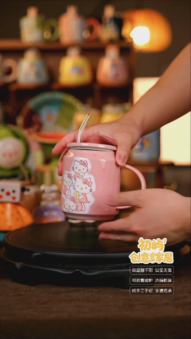 陶瓷手工手绘陶瓷直播间