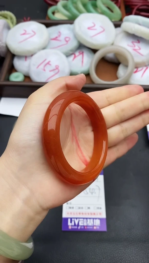 未镶嵌手镯石英质玉83+54.7