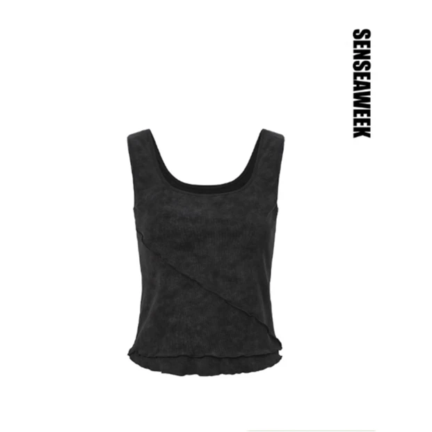 【LOCAT】 senseaweek  曲线分割工字背心  SA779