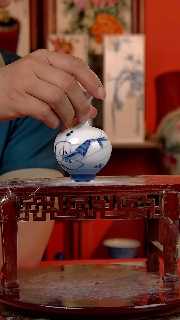 摆件景德镇陶瓷 手工手绘