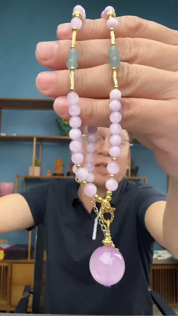 未镶嵌锂辉石项链11