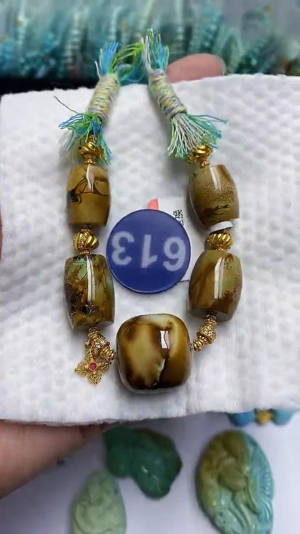 【闪购商品】绿松石项链银S925镶嵌613