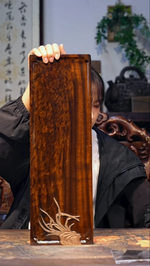 金丝楠【60】精品满花双面无瑕疵 干湿可改茶盘