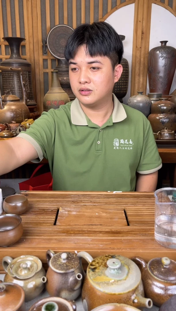 茶叶罐玛*石纯柴烧原矿泥料柴烧杯347