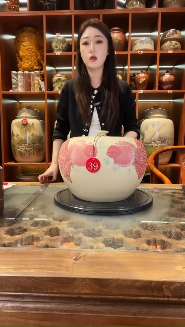 罐云南建水紫陶白泥缸@39