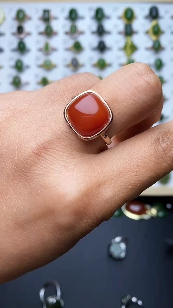 【闪购商品】南红玛瑙戒指未镶嵌1
