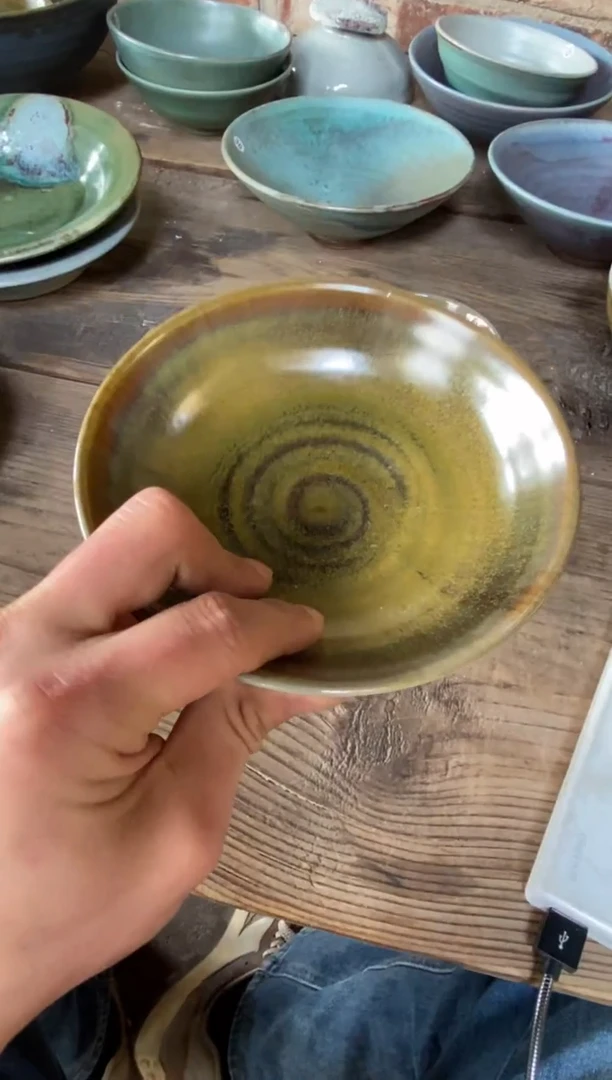 浪鬼柴烧釉绘系列盘子