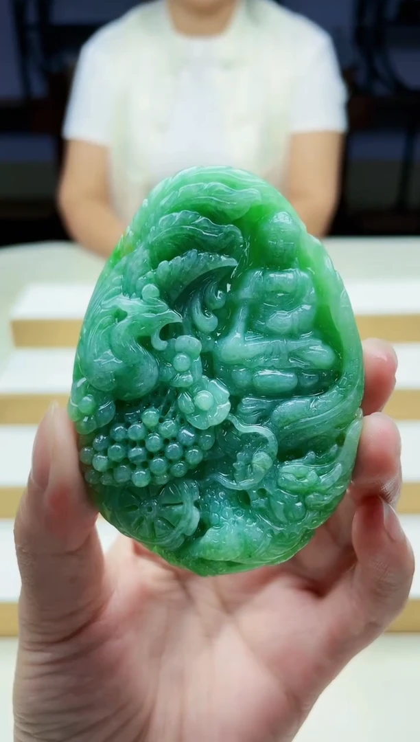 未镶嵌定制翡翠毛货09240059