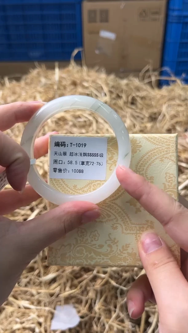 未镶嵌手镯石英质玉T-1019