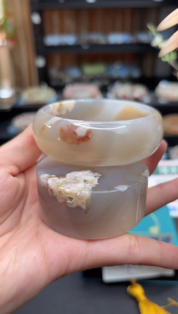 未镶嵌手镯石英质玉C335(圈59赠送镯心)