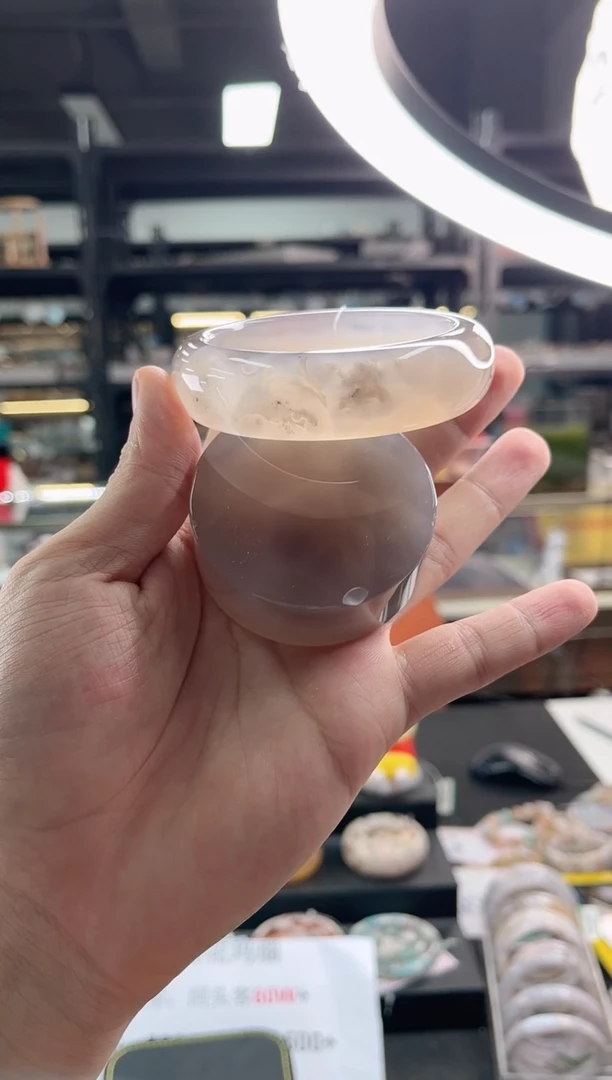 未镶嵌手镯石英质玉60圈口（赠品镯心）6887271