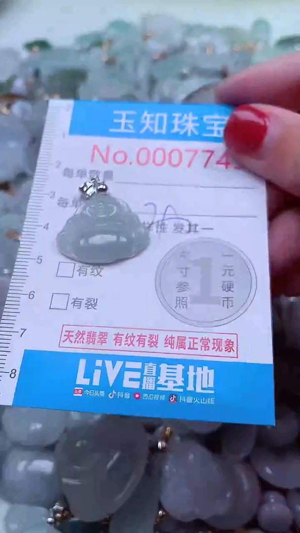 吊坠(不含链)未镶嵌翡翠7749