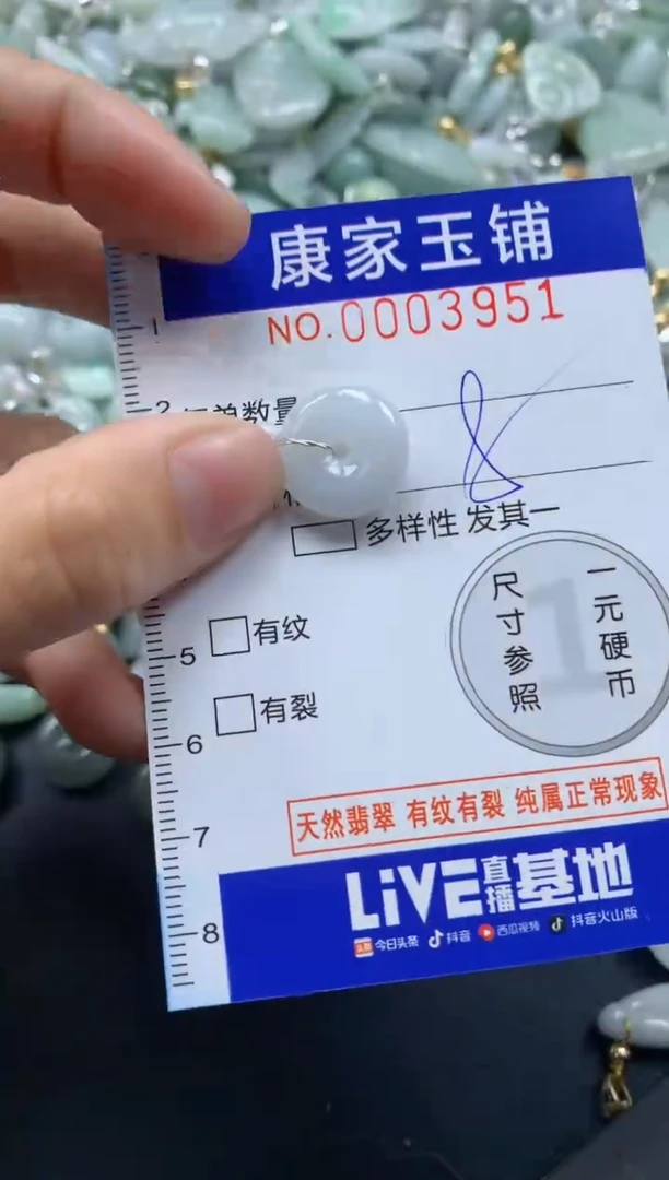 颈饰未镶嵌翡翠3951