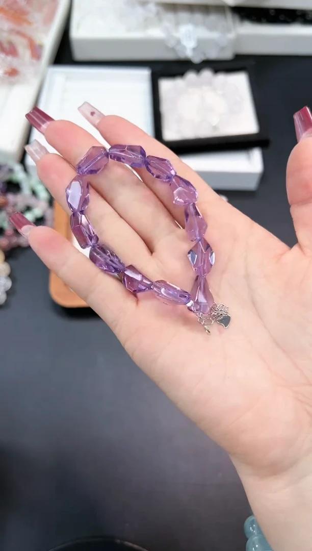 【闪购商品】水晶手串未镶嵌18a多样性发其一/1条默认微瑕