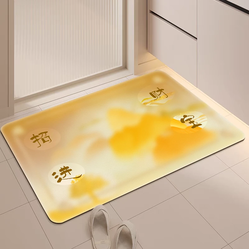 金色百搭地垫 124cmx45cm厨房专用