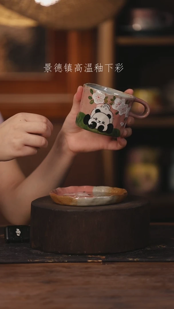 陶瓷景德镇高温釉下手绘陶瓷310