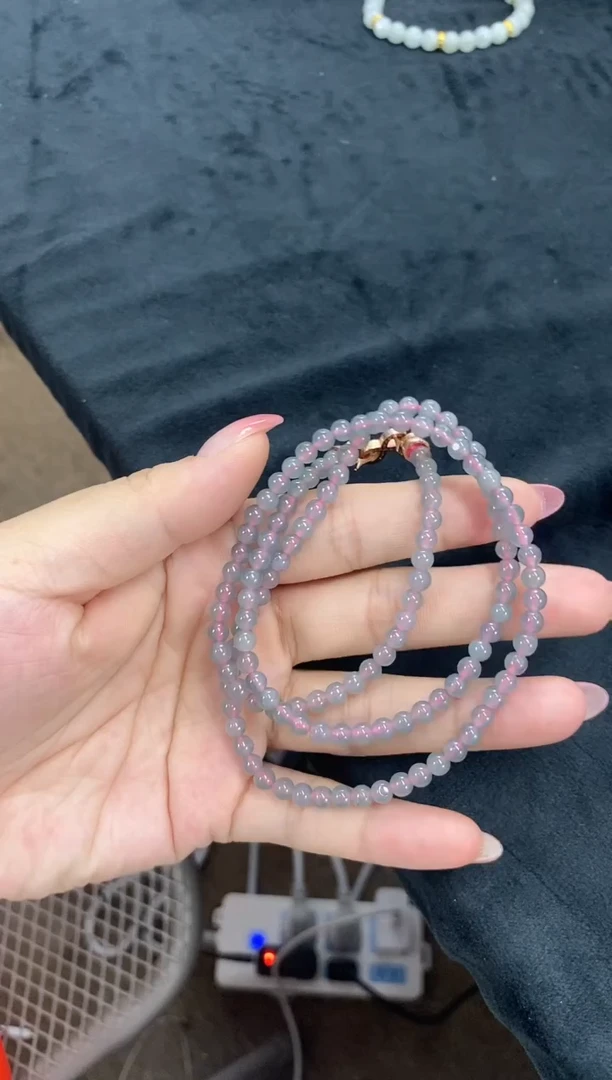 项链未镶嵌翡翠天然翡翠珠链