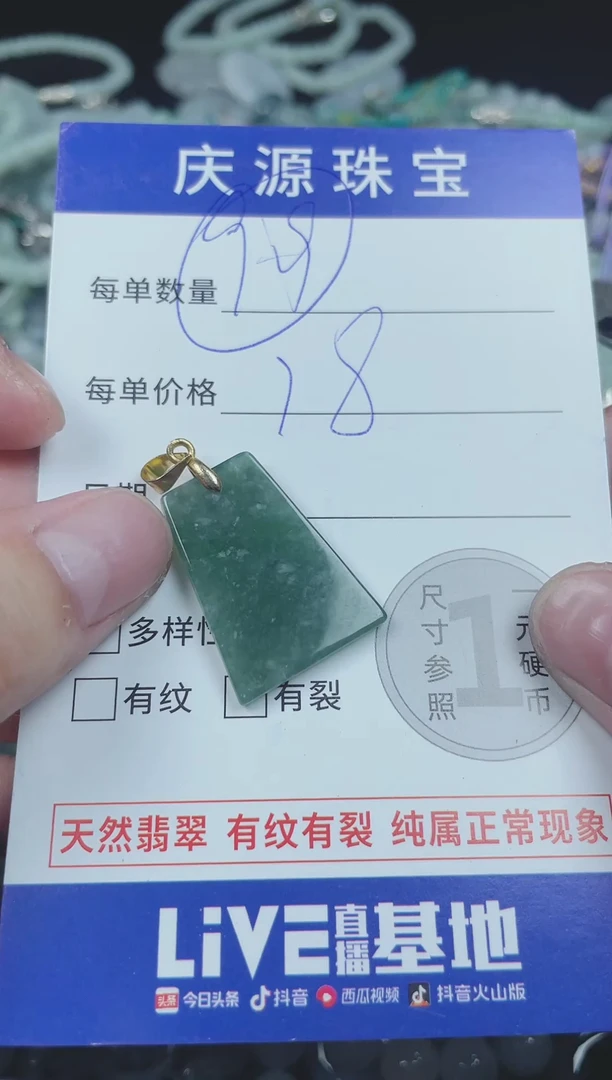 翡翠未镶嵌颈饰99