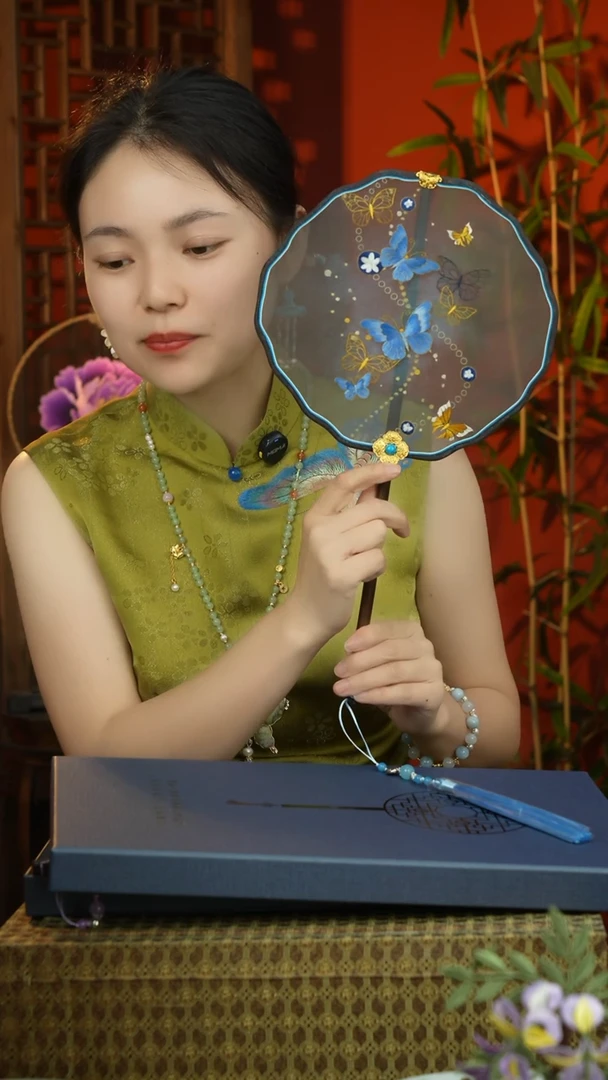 刺绣非遗苏绣纯手工团扇（不带扇盒）