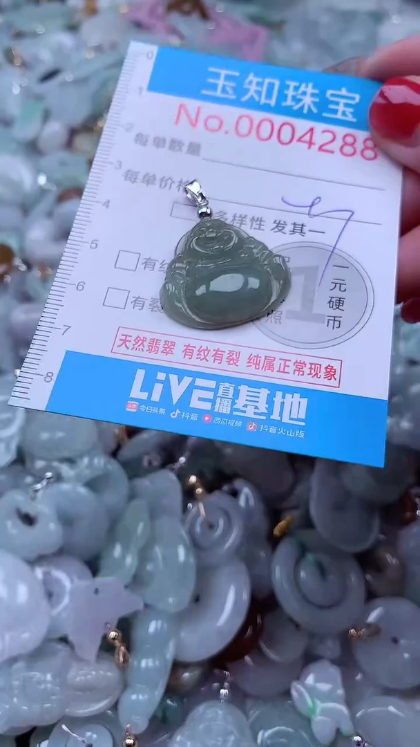 吊坠(不含链)未镶嵌翡翠4288