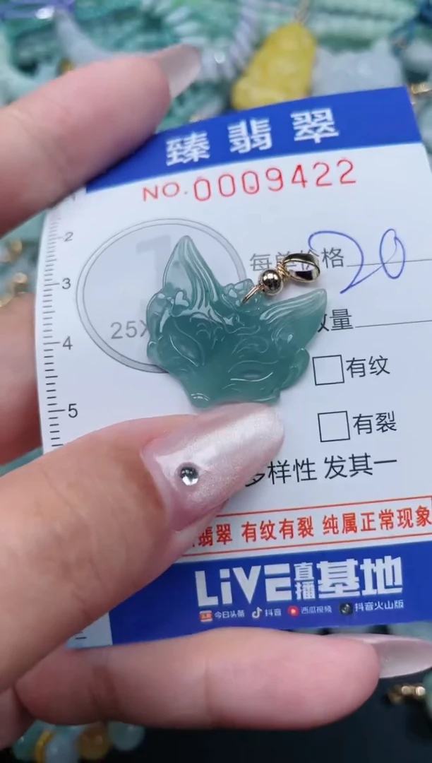 翡翠未镶嵌颈饰.0009422