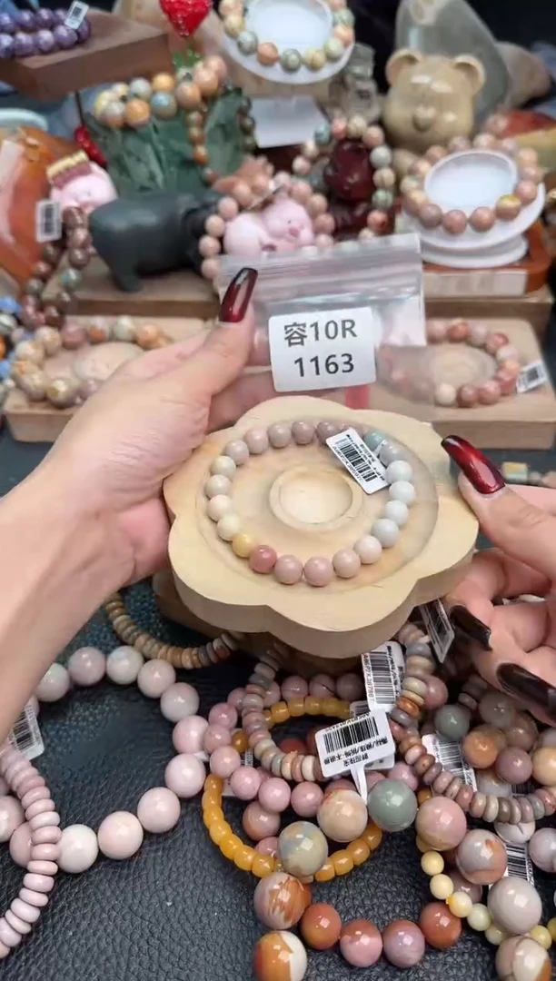 【闪购商品】石英质玉手链未镶嵌10R1163