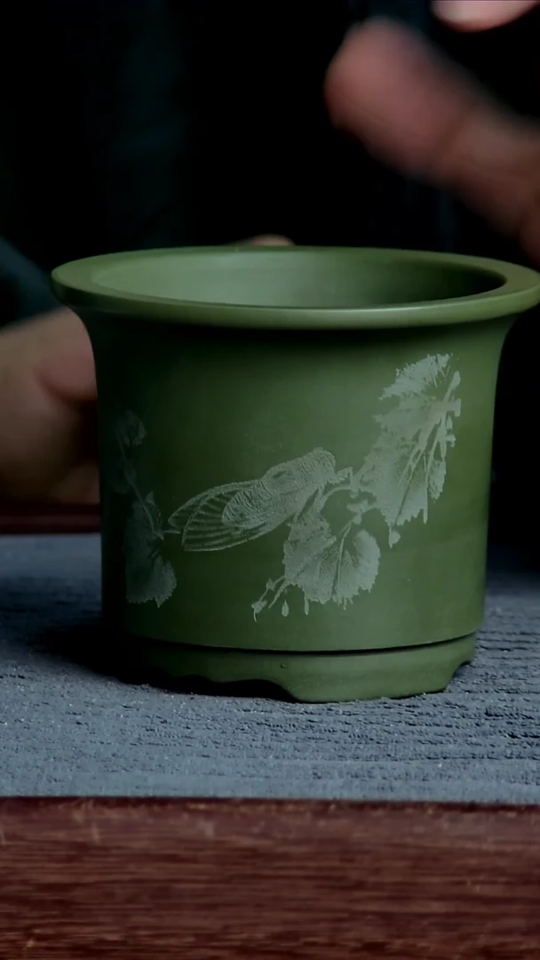 紫砂花盆8.5*7.8内径紫砂花盆