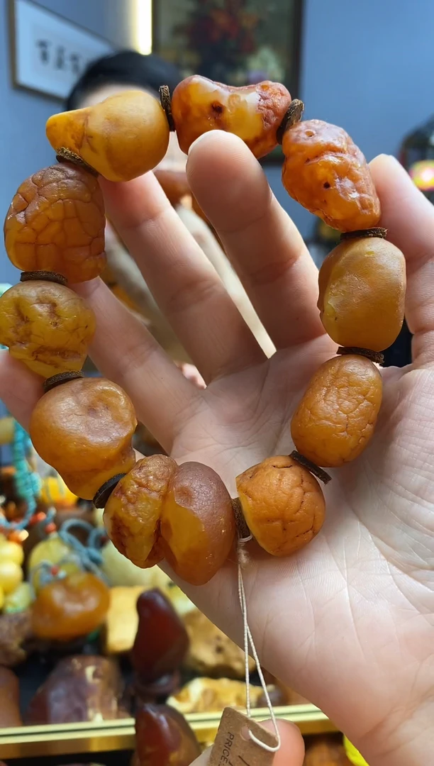 未镶嵌琥珀手串手串