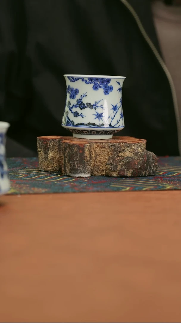 摆件陶我***名松竹梅主人杯