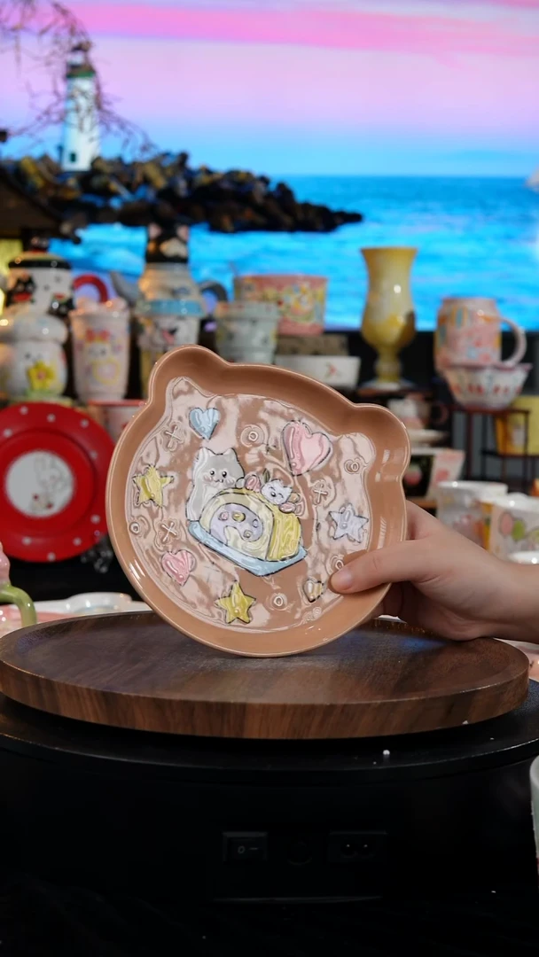 陶瓷便携款景德镇手工手绘陶瓷