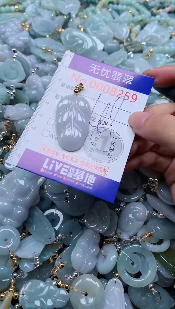 翡翠未镶嵌吊坠(不含链)8259