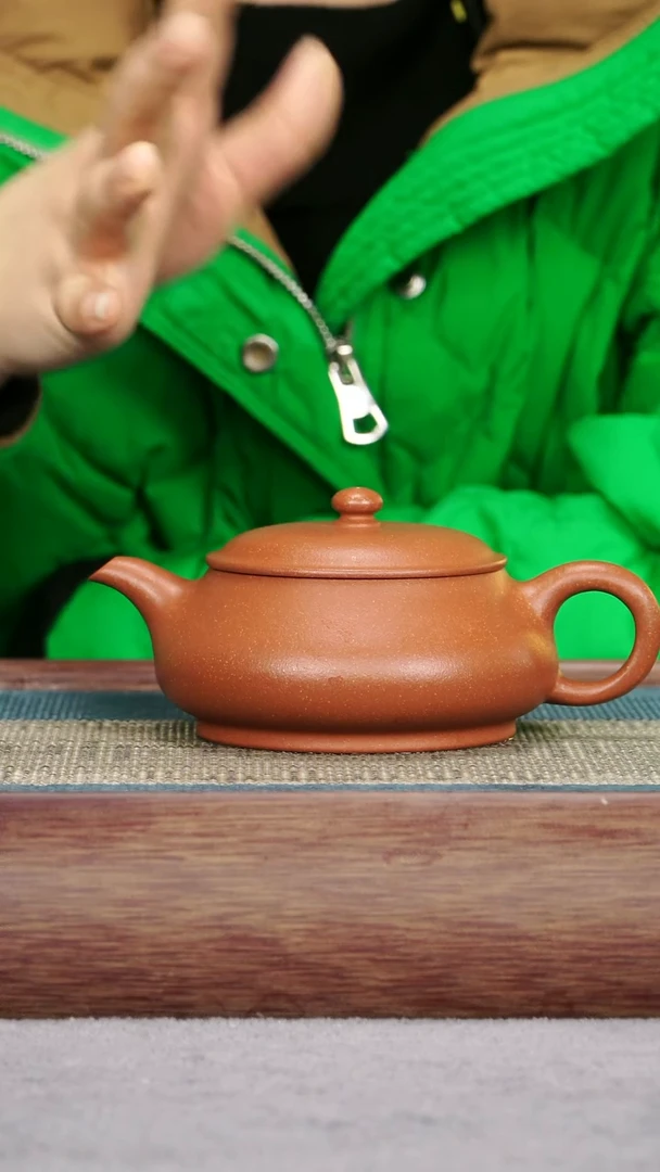 【闪购商品】紫砂茶壶红降坡 明炉