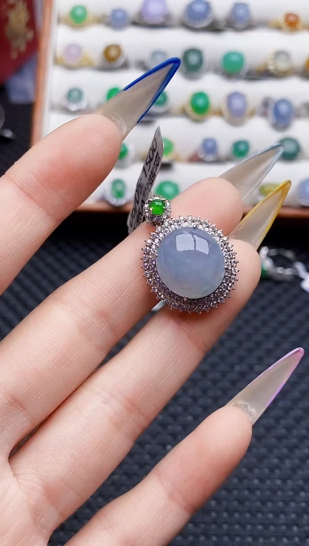 未镶嵌戒指翡翠6598