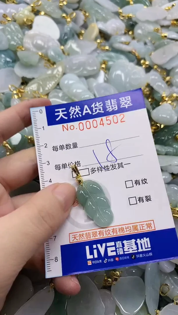 颈饰未镶嵌翡翠天然A货翡翠