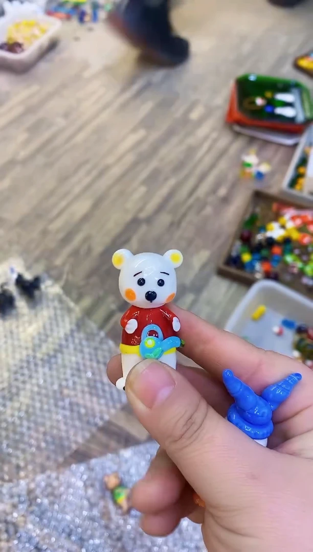 【闪购商品】琉璃手工艺品小熊