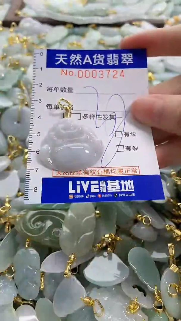 颈饰未镶嵌翡翠天然A货翡翠