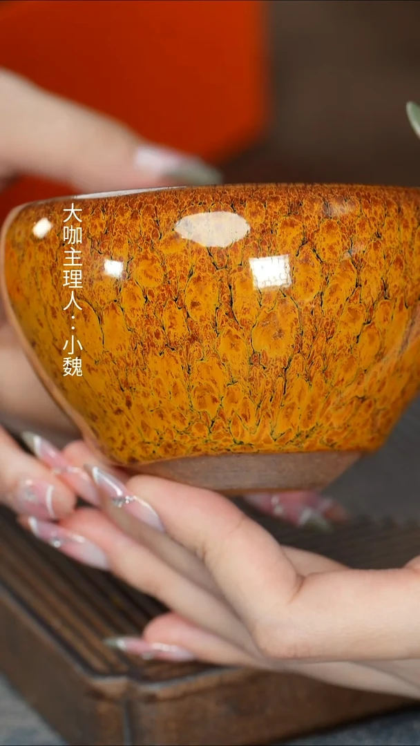 【鹧鸪斑敛口建盏杯】【礼盒装】