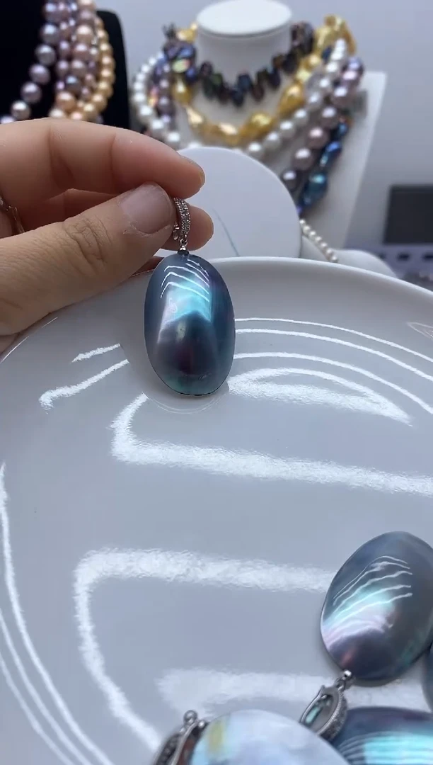 【闪购商品】淡水珍珠颈饰钛钢20