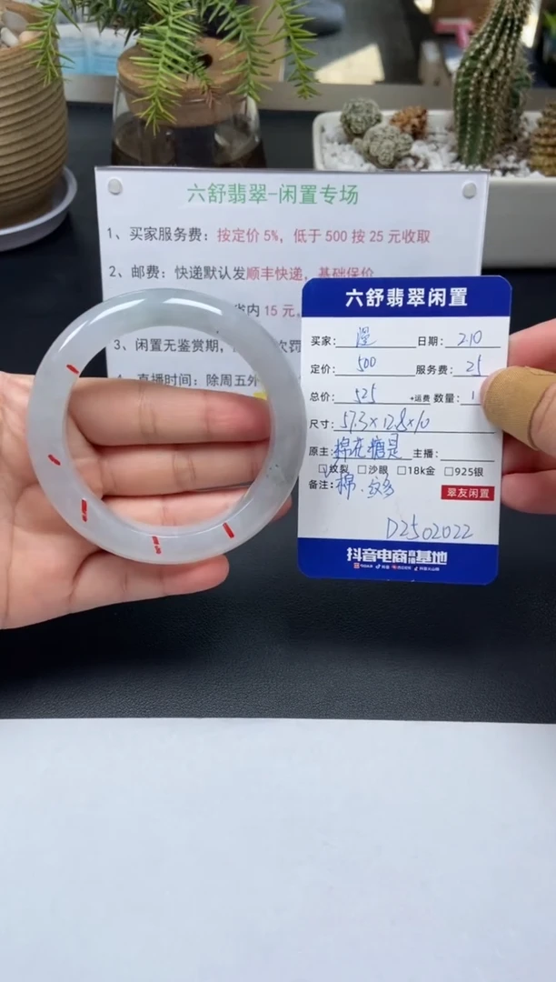 【闪购商品】翡翠手镯未镶嵌D2502022