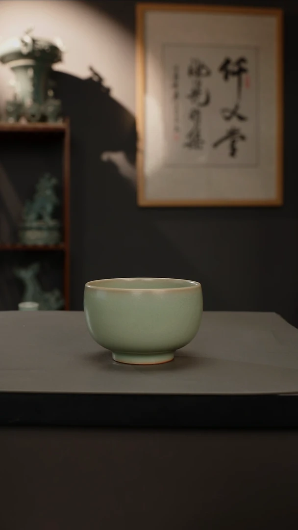 【闪购商品】杯仿古釉原矿罗汉杯微瑕