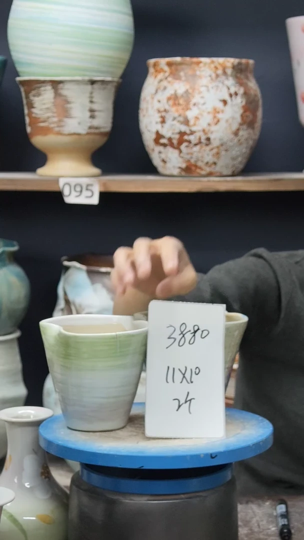 景德镇花盆默认微瑕3880